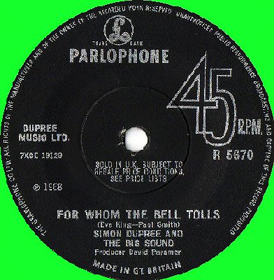 simon dupree - for whom the bell tolls